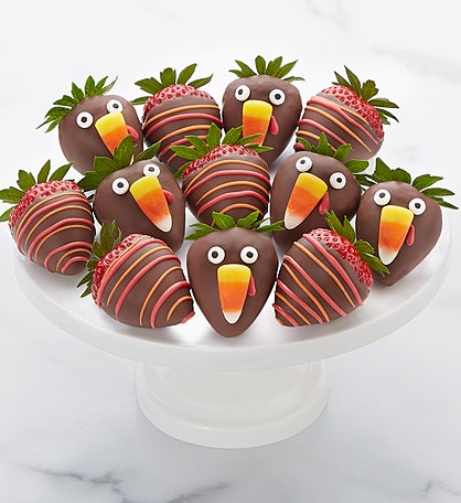 Happy Turkey Day™ Dipped Strawberries