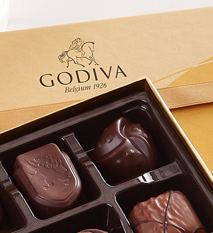 Godiva® 8pc Ballotin & Drizzled Strawberries